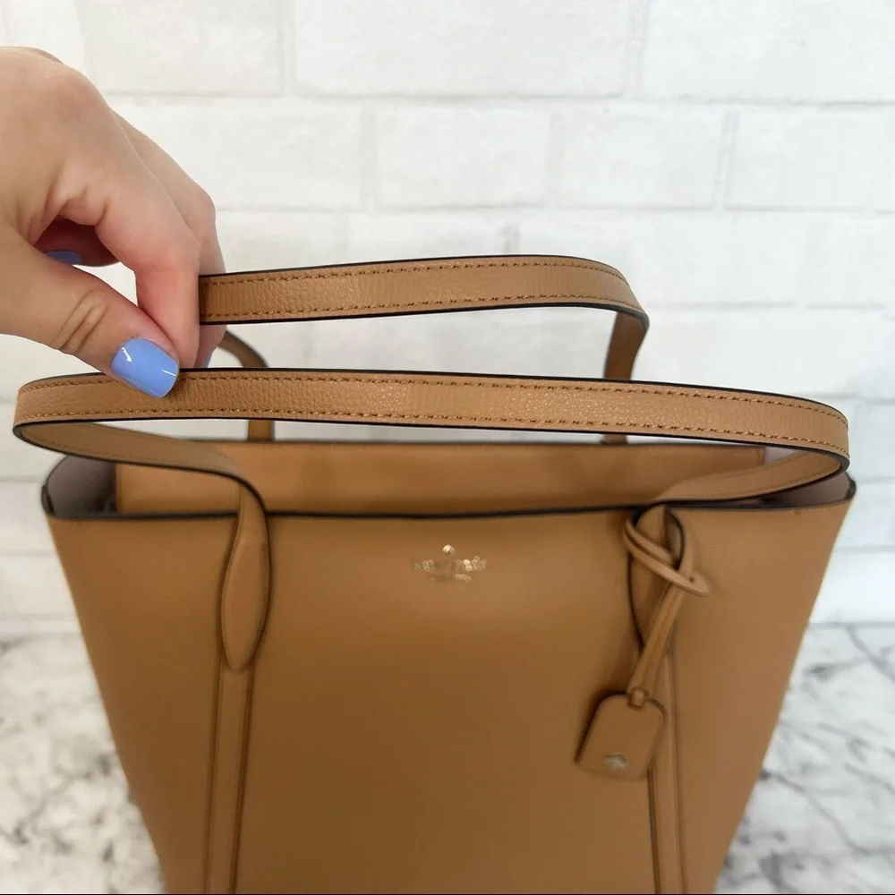 Kate Spade Large Classic Saddle Brown Cara Tote - Picture 5 of 10